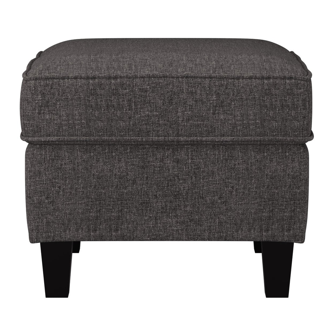 CorLiving Georgia Fabric Ottoman Image 1