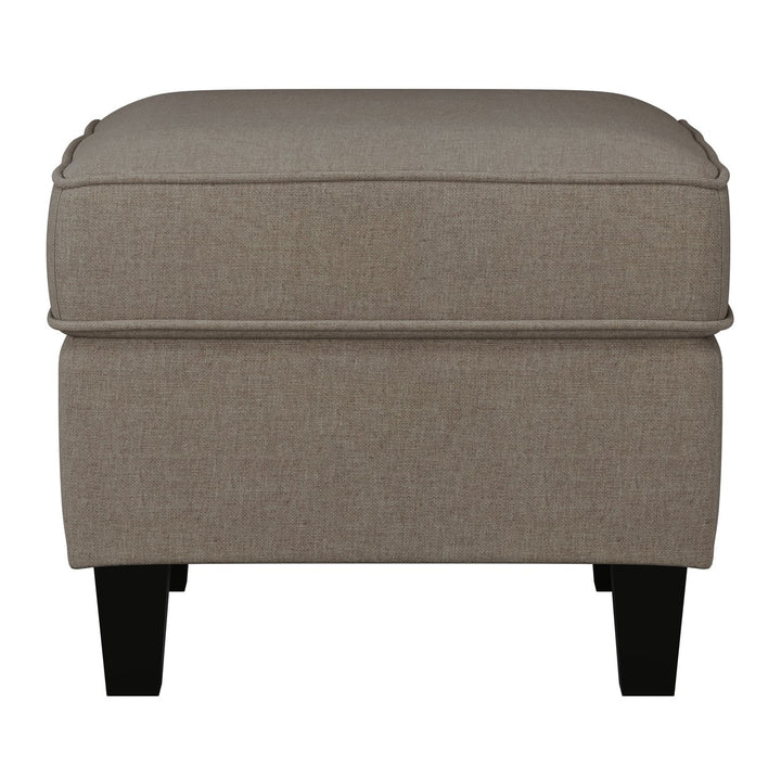 CorLiving Georgia Fabric Ottoman Image 1