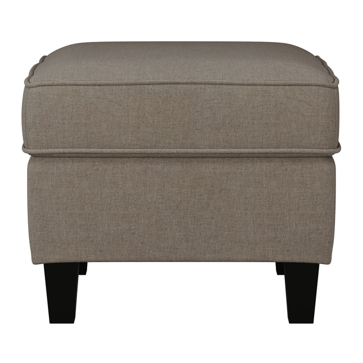 CorLiving Georgia Fabric Ottoman Image 1