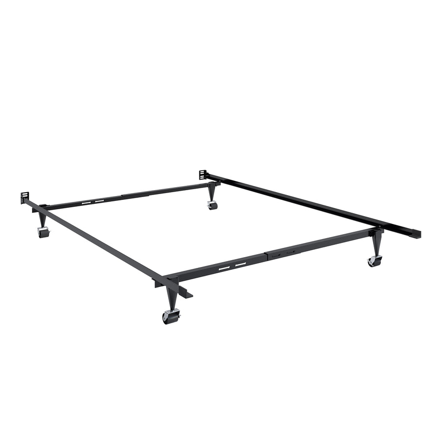 CorLiving Adjustable Twin/Single or Full/Double Metal Bed Frame Image 1