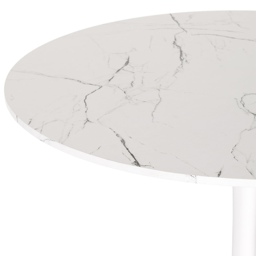 CorLiving Round Marbled Bistro Table 35" Image 5