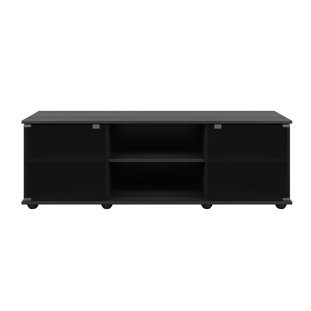 CorLiving Holland Ravenwood Black Wooden TV Stand, for TVs up to 75" Image 4