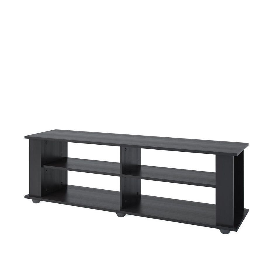 CorLiving Fillmore Ravenwood Black Wooden TV Stand, for TVs up to 75" Image 1