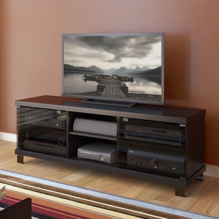 CorLiving Holland Ravenwood Black TV Stand, for TVs up to 75" Image 5