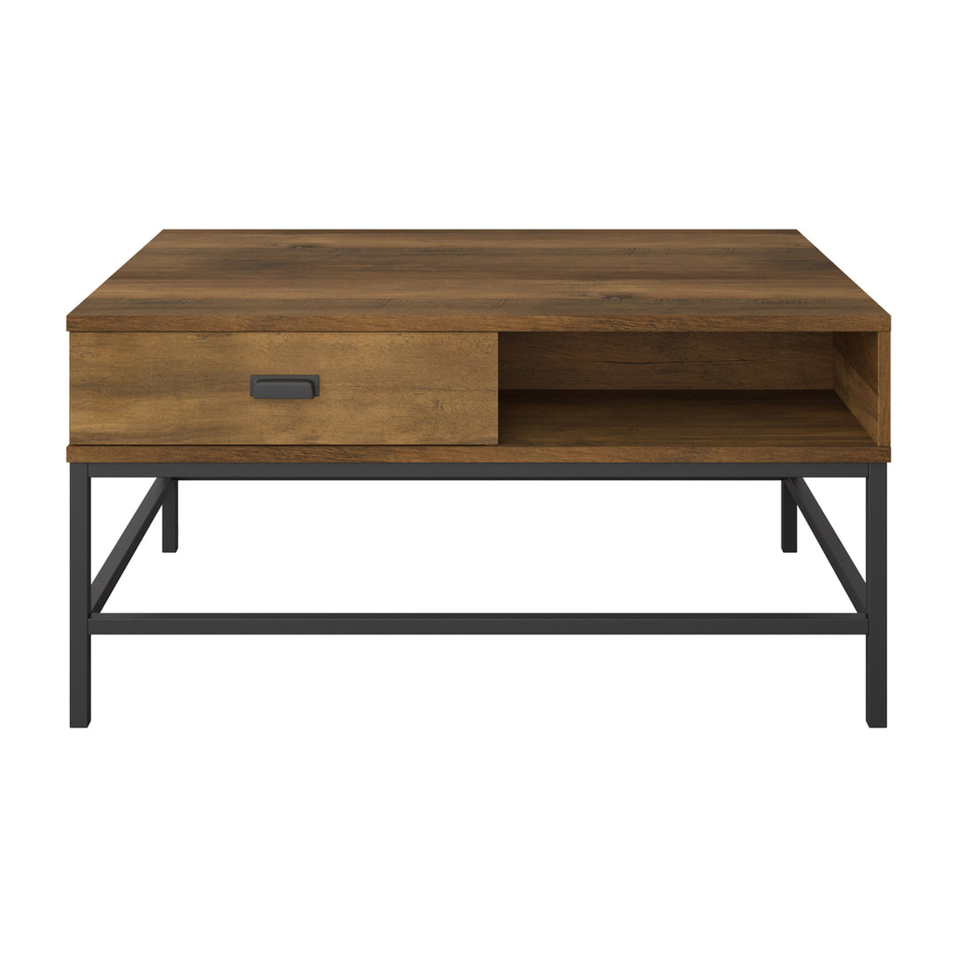 CorLiving Fort Worth Brown Wood Grain Finish Lift Top Coffee Table Image 1