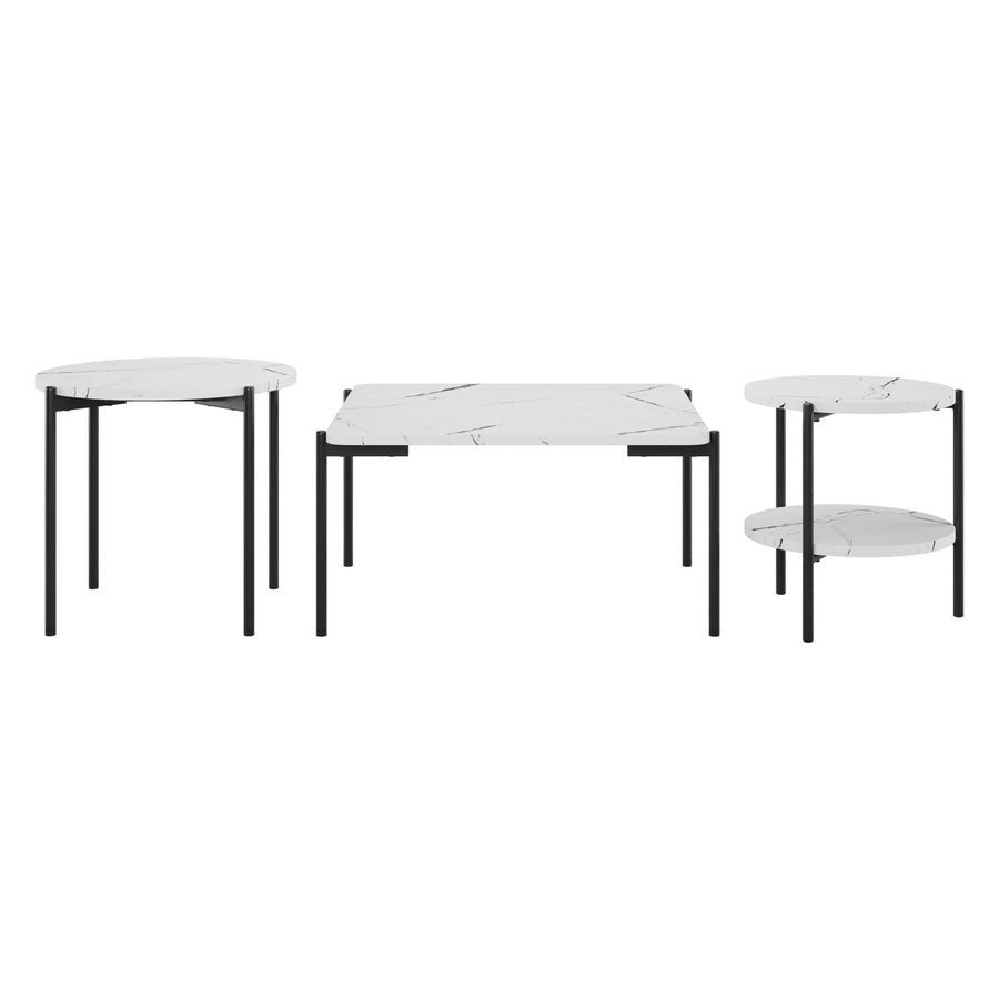 CorLiving 3 Piece Coffee Table Set Image 1
