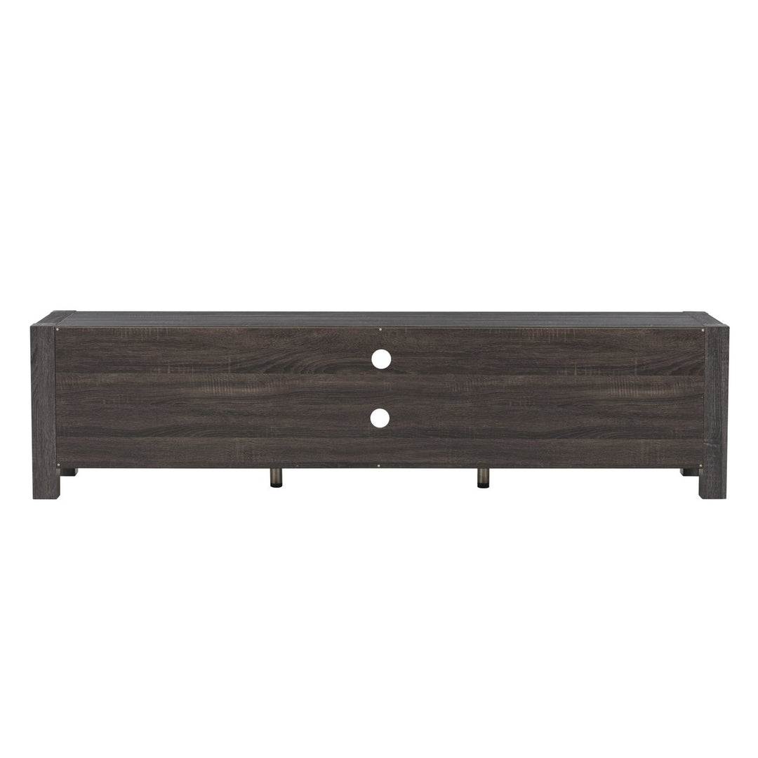 CorLiving Joliet Duotone TV Bench, in Carbon Grey for TVs up to 95" Image 5