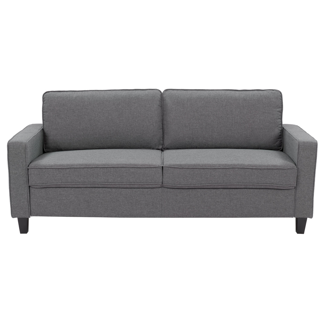 CorLiving Georgia Grey Fabric Three Seater Sofa and Chair Set - 2pcs Image 7