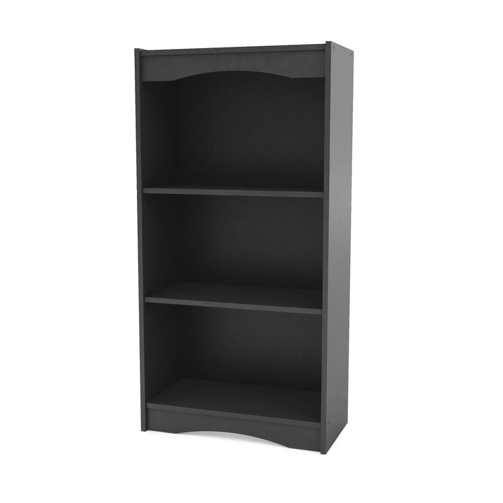 CorLiving Hawthorne 48" Tall Bookcase, in Black Image 1