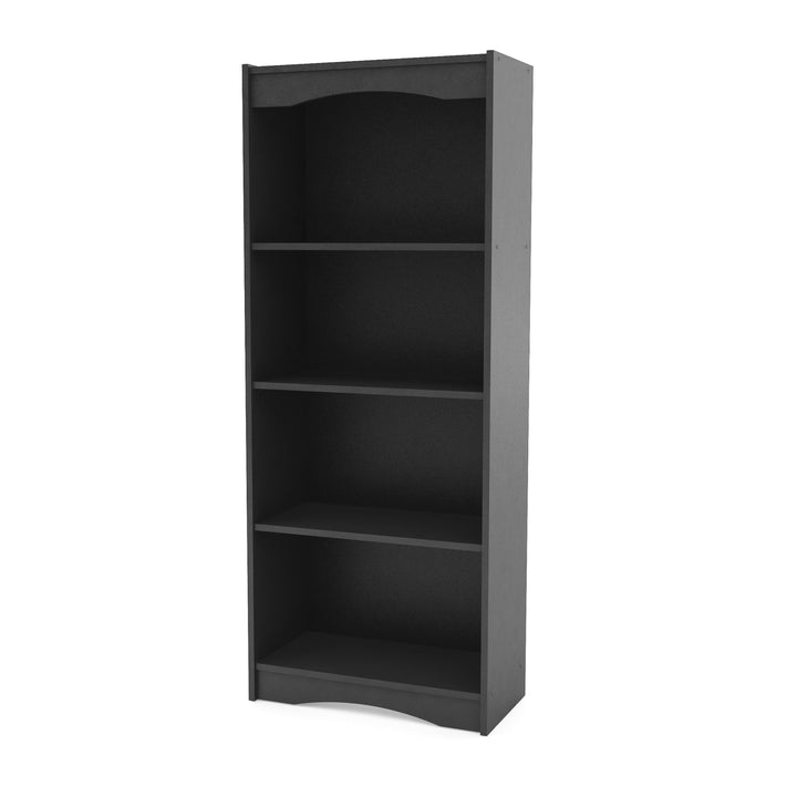 CorLiving Hawthorne 60" Tall Bookcase, in Black Image 1