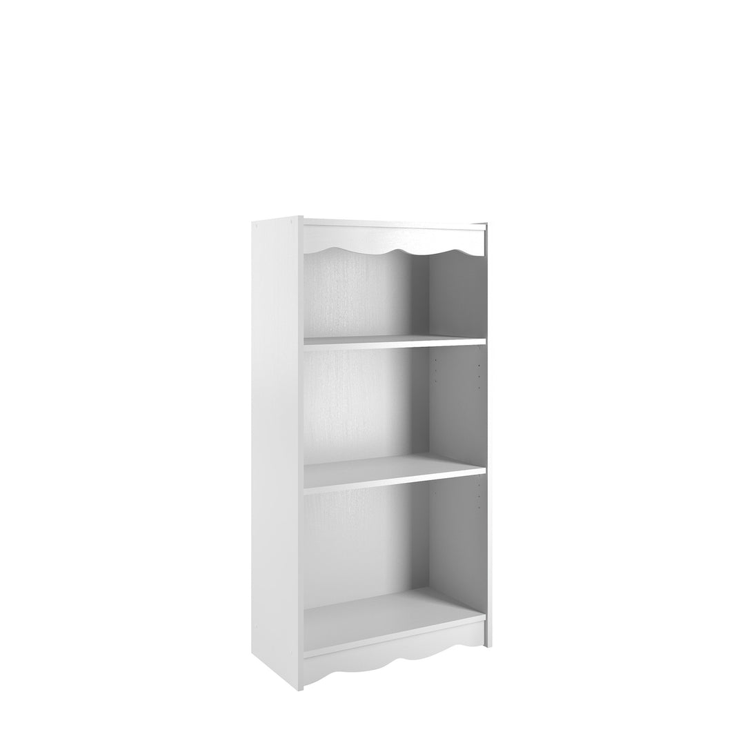 CorLiving Hawthorne 48" Tall Bookcase, in White Image 1