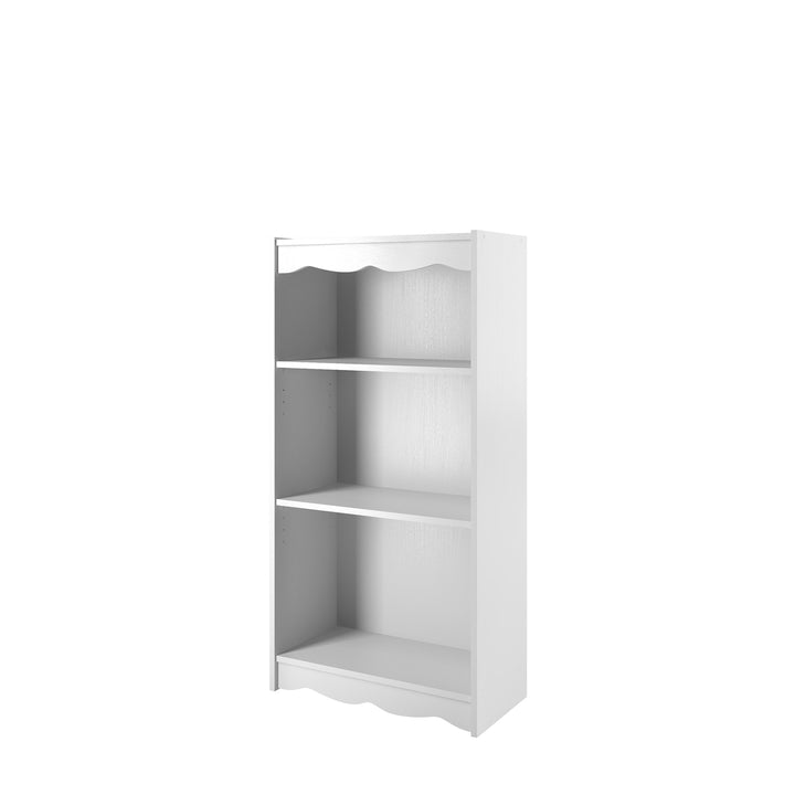 CorLiving Hawthorne 48" Tall Bookcase, in White Image 2