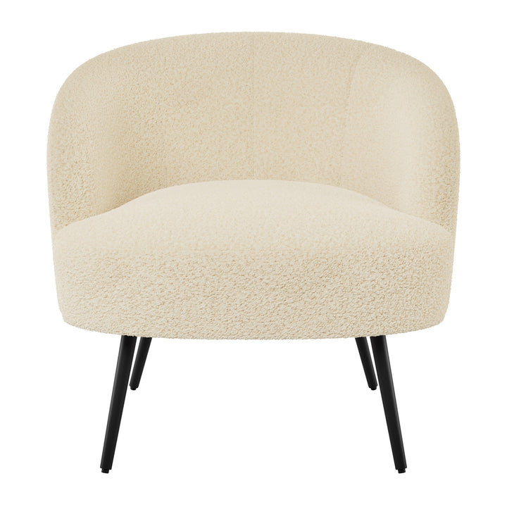 CorLiving Boucle Barrel Accent Chair Image 1