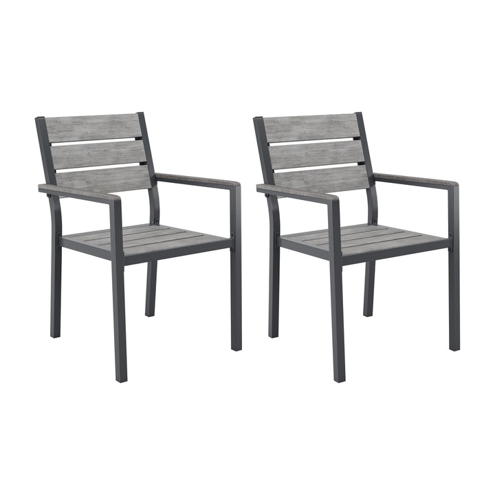 CorLiving Gallant Patio Dining Chairs, Set of 2 Image 2