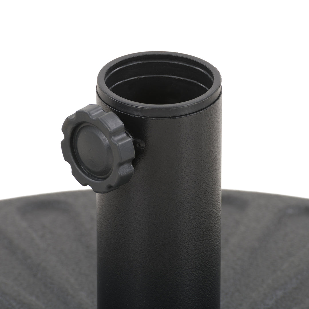 CorLiving Round Umbrella Base with Steel-Lined Attachment Piece Image 8