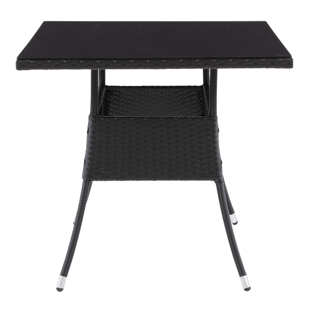 CorLiving Parksville Patio Rectangular Dining Table in Black Image 3