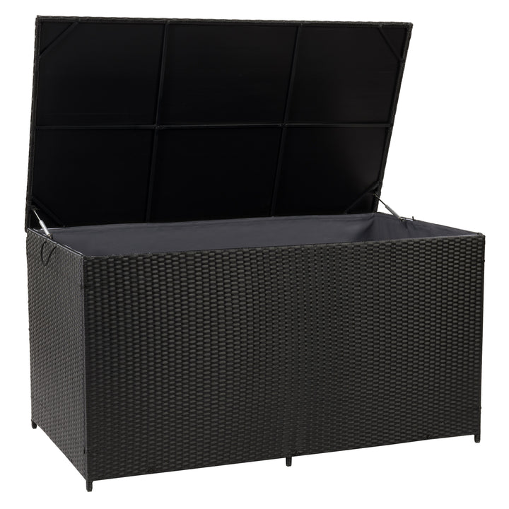 CorLiving Parksville Patio Storage Box, Black Image 4