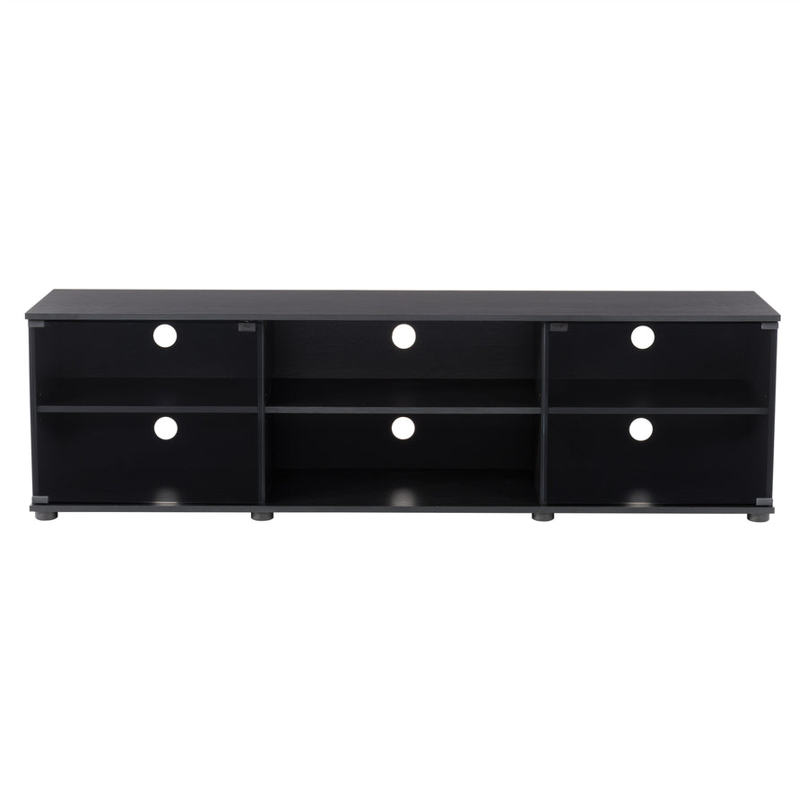 CorLiving Fiji Ravenwood Black TV Bench, For TVs up to 85" Image 1