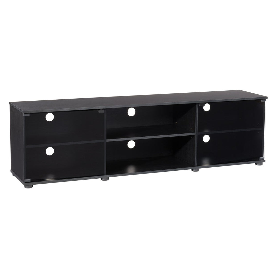 CorLiving Fiji Ravenwood Black TV Bench, For TVs up to 85" Image 2