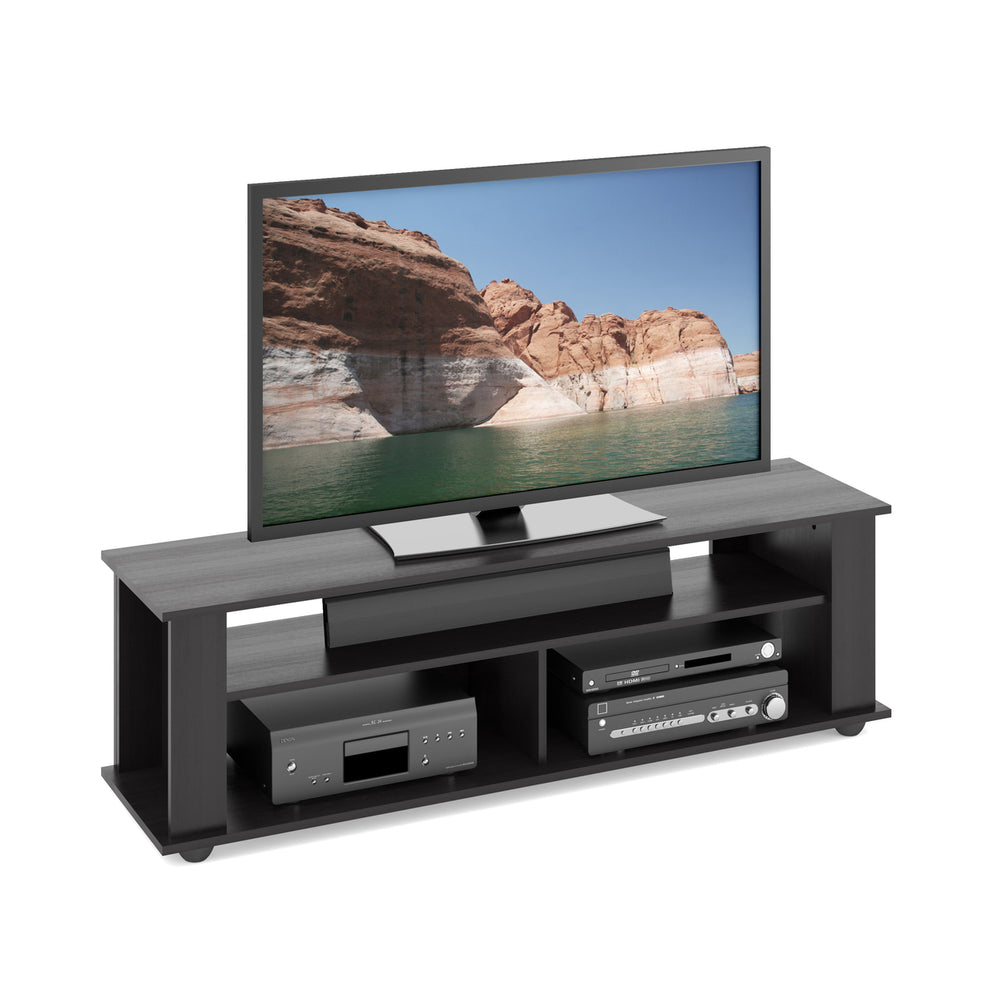 CorLiving Bakersfield Ravenwood Black Wooden TV Stand, for TVs up to 75" Image 2