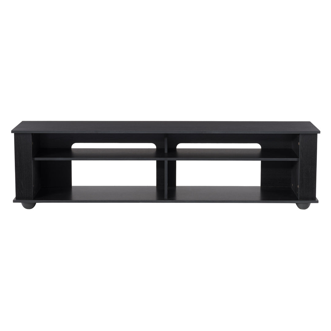 CorLiving Bakersfield Ravenwood Black TV Stand, For TVs up to 85" Image 1