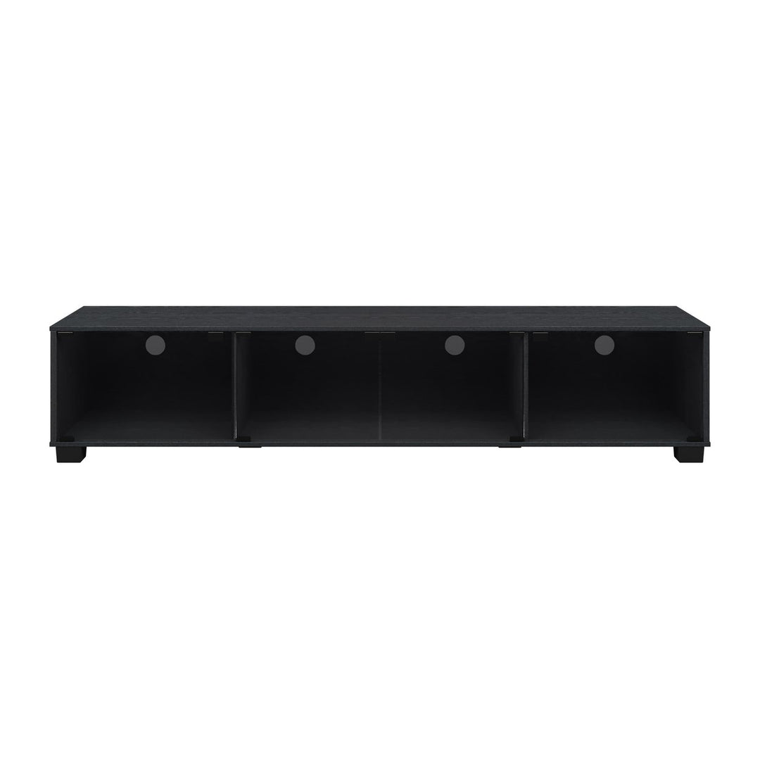 CorLiving Black Glass TV Stand, TVs up to 85" Image 1