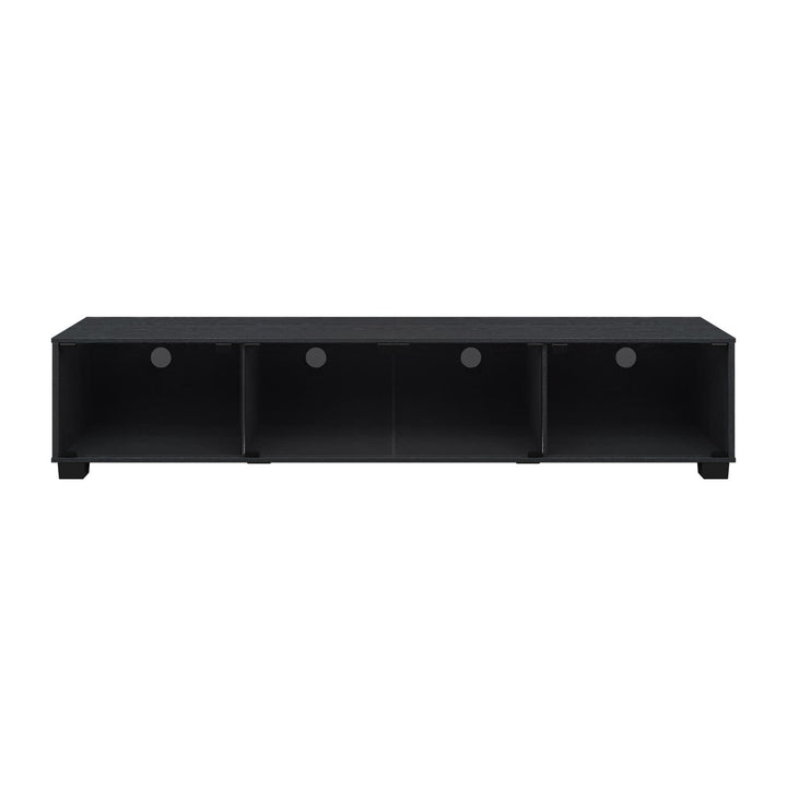 CorLiving Black Glass TV Stand, TVs up to 85" Image 1