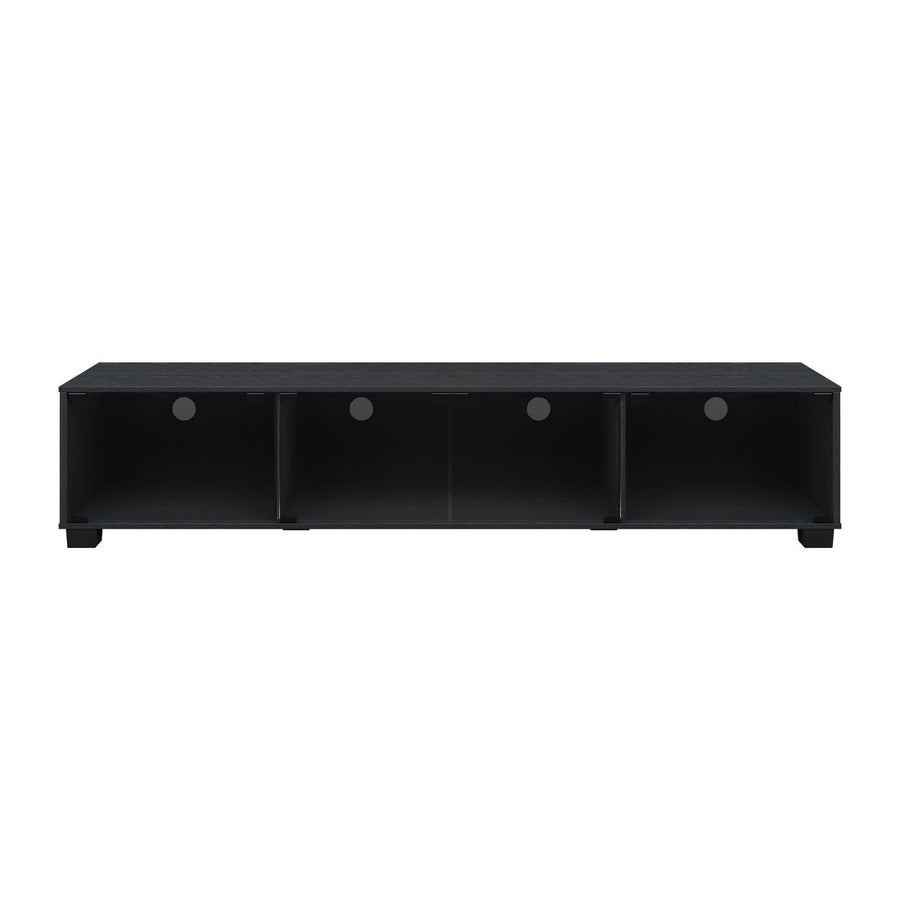 CorLiving Black Glass TV Stand, TVs up to 85" Image 1