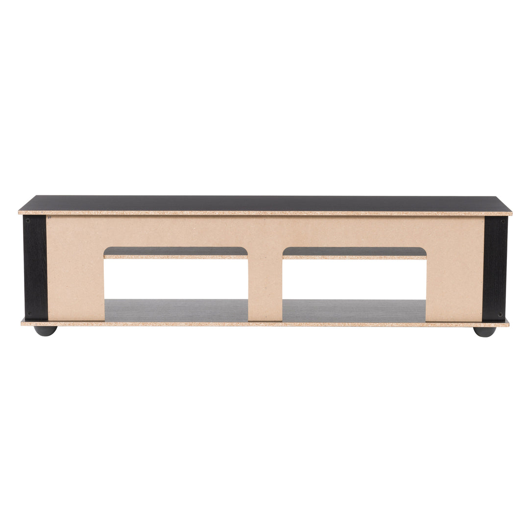 CorLiving Bakersfield Ravenwood Black TV Stand, For TVs up to 85" Image 4