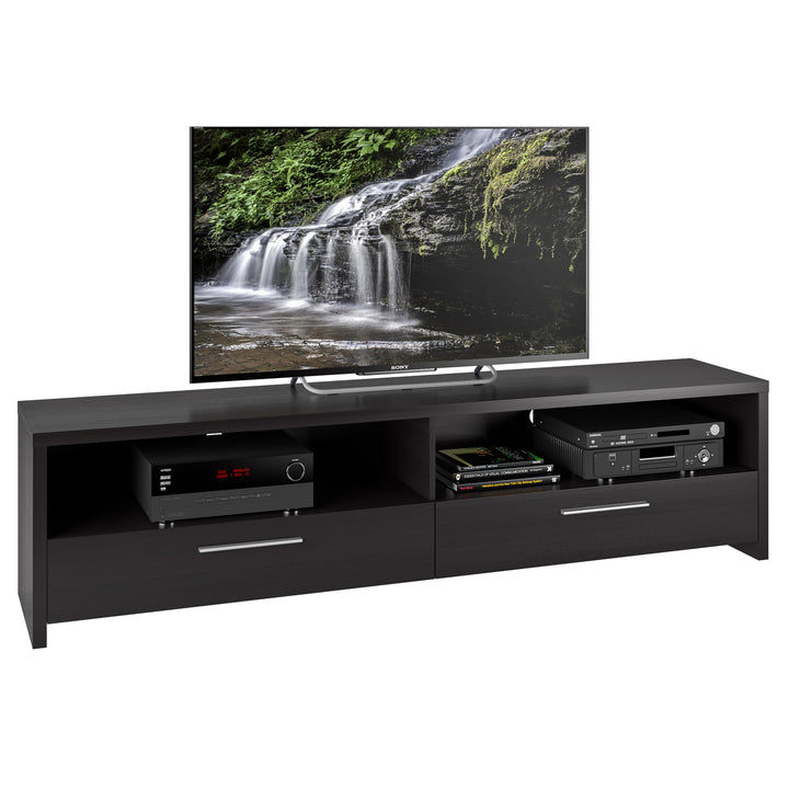 CorLiving Fernbrook Black TV Stand, for TVs up to 95" Image 1