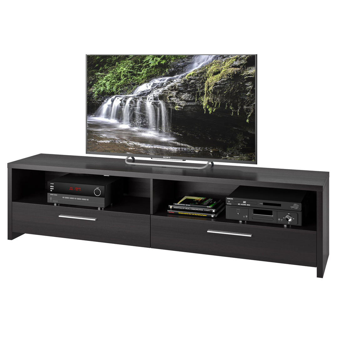 CorLiving Fernbrook Black TV Stand, for TVs up to 95" Image 2