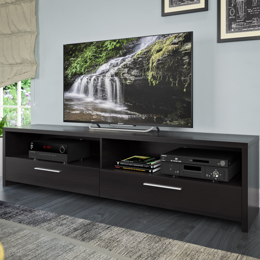 CorLiving Fernbrook Black TV Stand, for TVs up to 95" Image 5