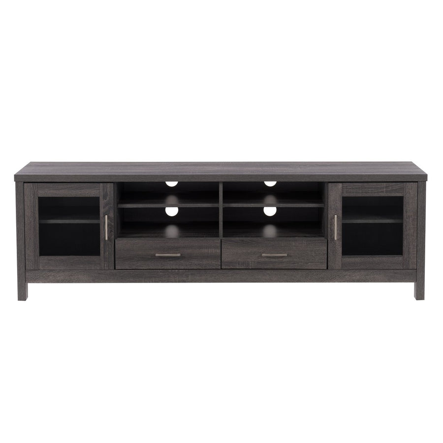 CorLiving Hollywood Dark Grey TV Cabinet, for TVs up to 85" Image 1