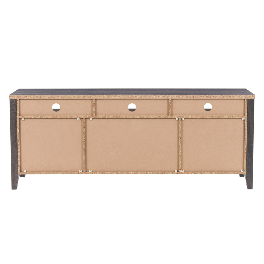 CorLiving Hollywood Dark Grey TV Cabinet with Drawers, for TVs up to 85" Image 5