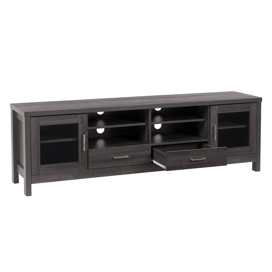 CorLiving Hollywood Dark Grey TV Cabinet, for TVs up to 85" Image 3