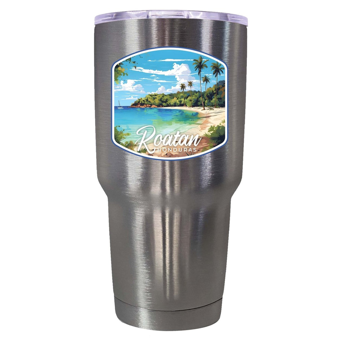 Roatan Honduras C Souvenir 24 oz Insulated Stainless Steel Tumbler Image 1