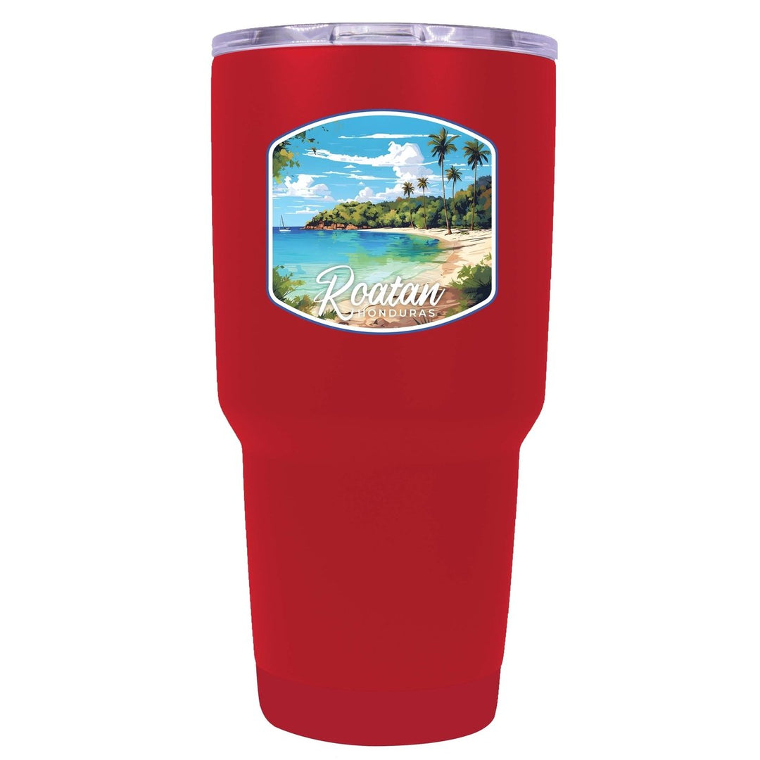 Roatan Honduras C Souvenir 24 oz Insulated Stainless Steel Tumbler Image 1