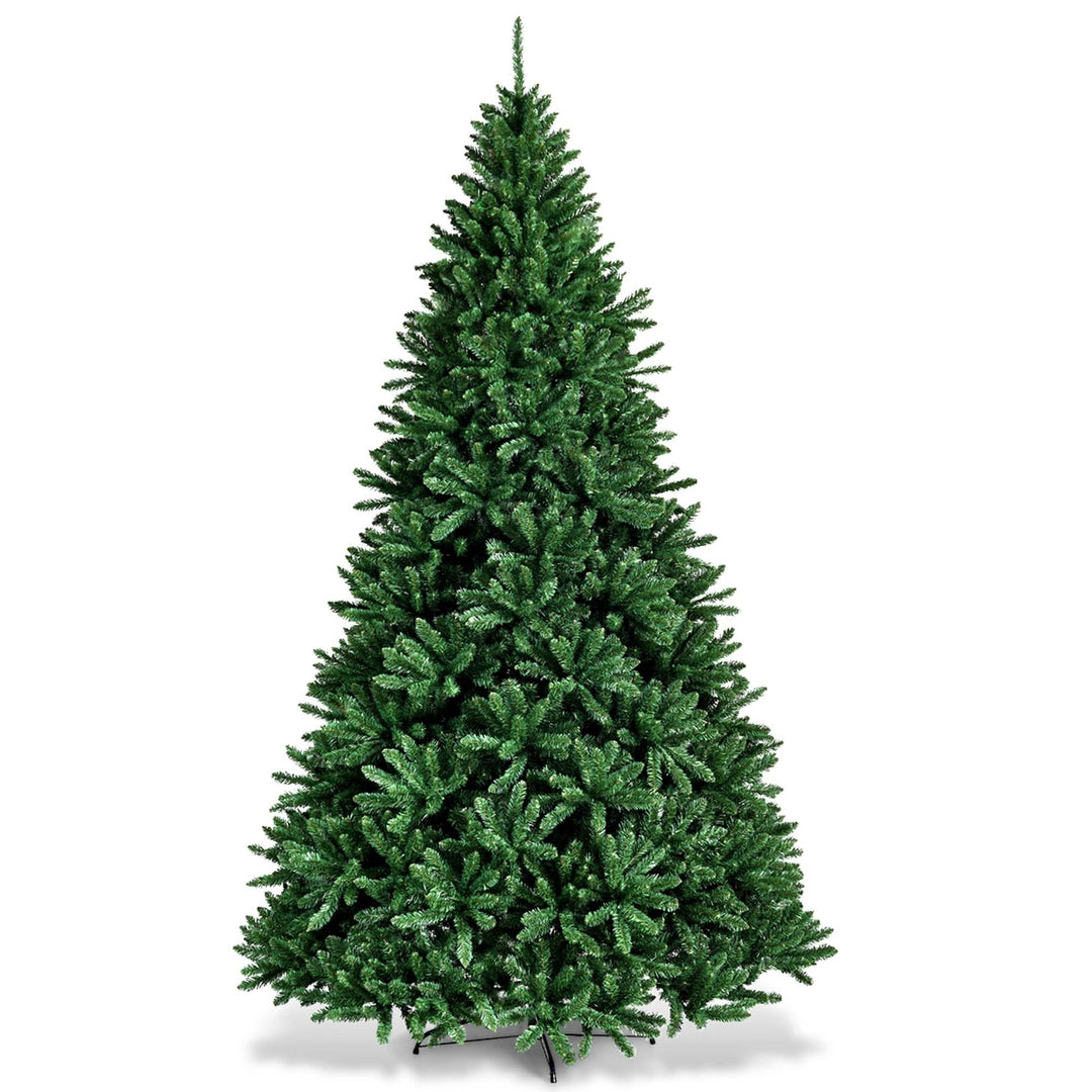 Costway 6/7.5/9ft Hinged Christmas Tree Douglas Full Fir Tree Image 1