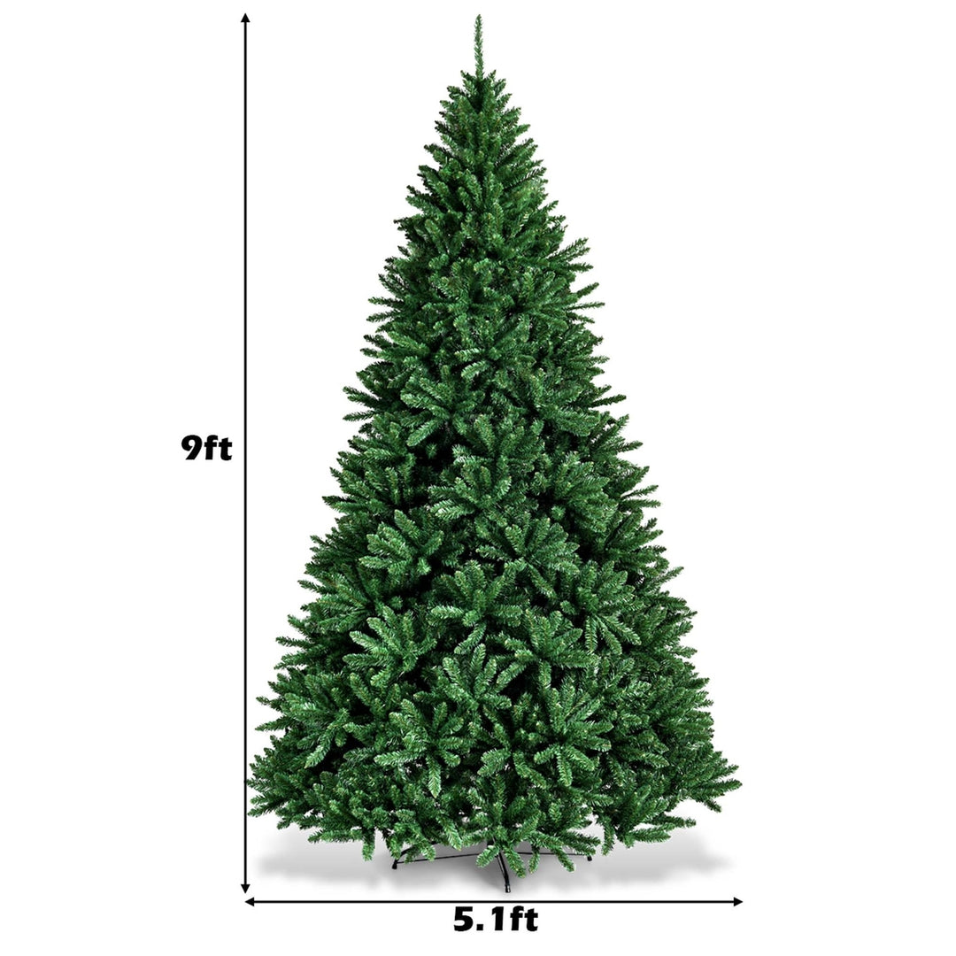 Costway 6/7.5/9ft Hinged Christmas Tree Douglas Full Fir Tree Image 3