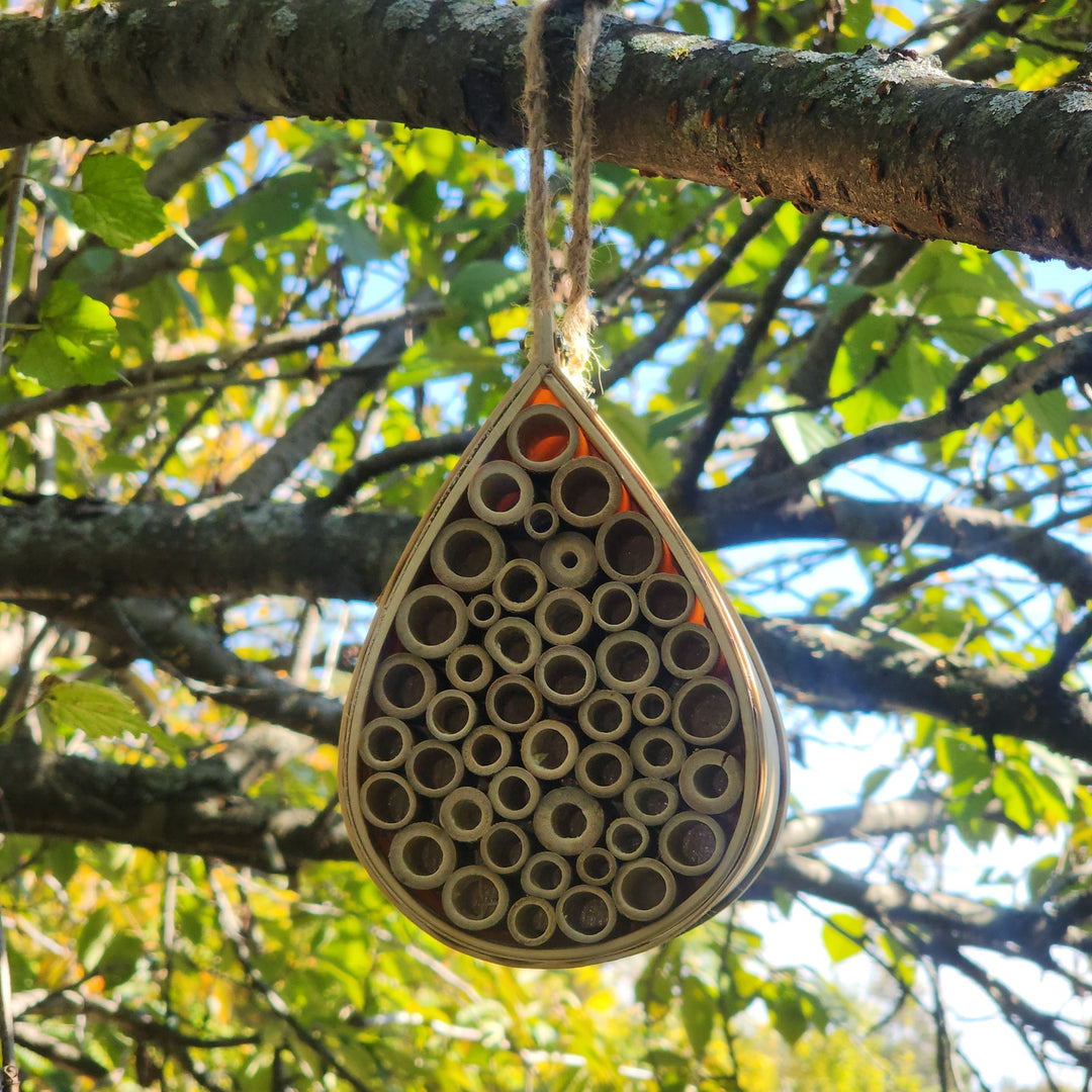 Pollinating Palace Eco-Friendly Wood Bee Butterfly Bird House Handmade 3 Styles Image 4