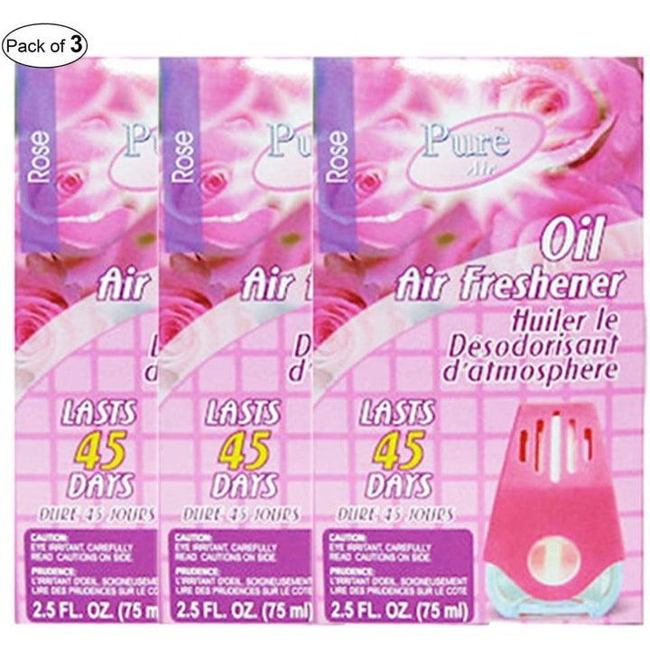 Pure Air Twin Pack Air Freshener- Rose (286g) (Pack of 3) Image 2