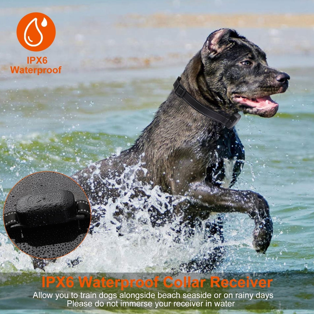 990FT Wireless Dog Training Collar Rechargeable Waterproof 3 Training Modes Image 8