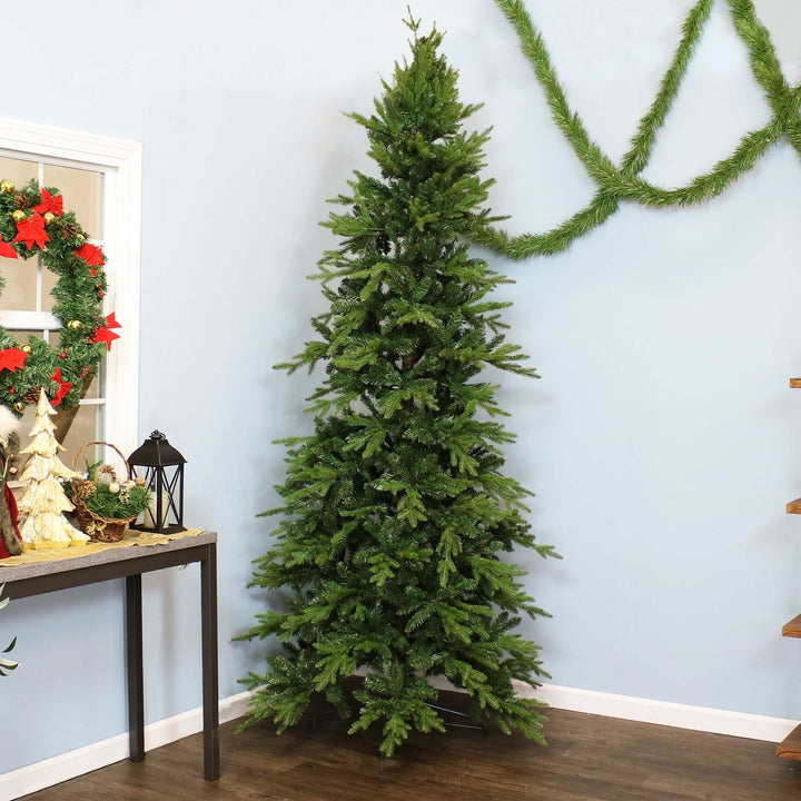 Sunnydaze Slim and Stately Indoor Unlit Artificial Christmas Tree - 8 ft Image 5