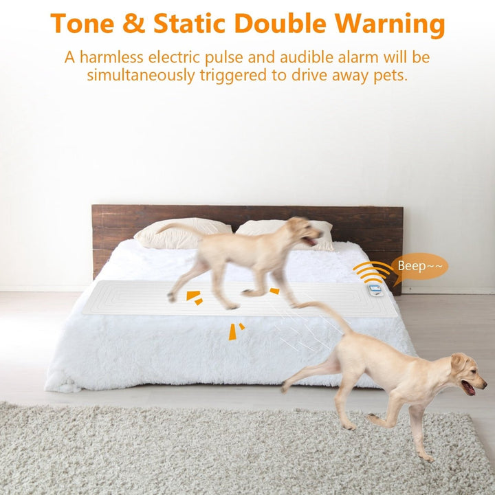 Electronic Pet Training Mat 60x12in PVC Indoor Shock Pad for Dogs Cats Safe Image 3