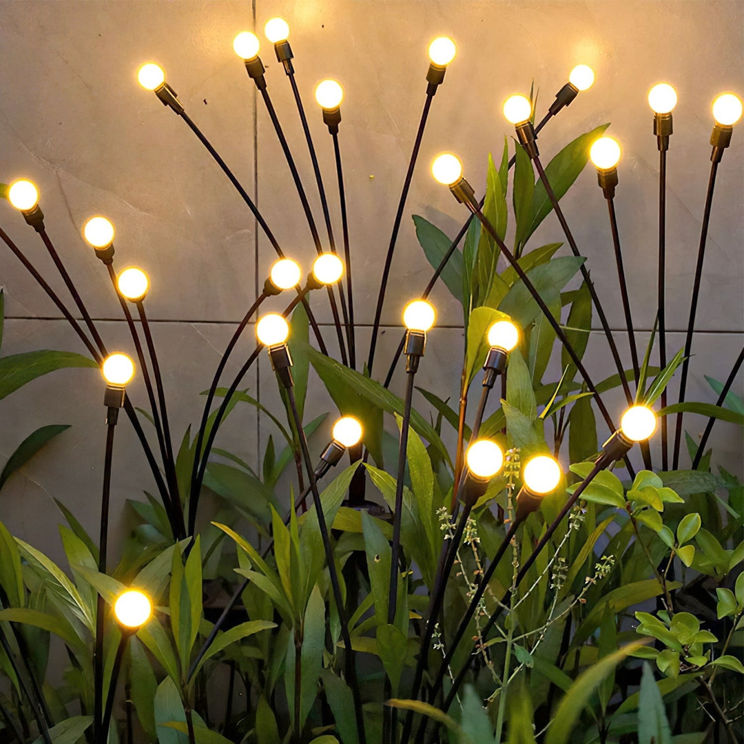 2Pcs Solar Firefly Lights Warm White IP65 Waterproof Pathway Yard Lights Image 8