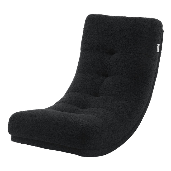 Kaniya Chair - Sherpa Upholstery, Tufted, Gentle Rocking Design, Ergonomic shape and padded seat Image 5