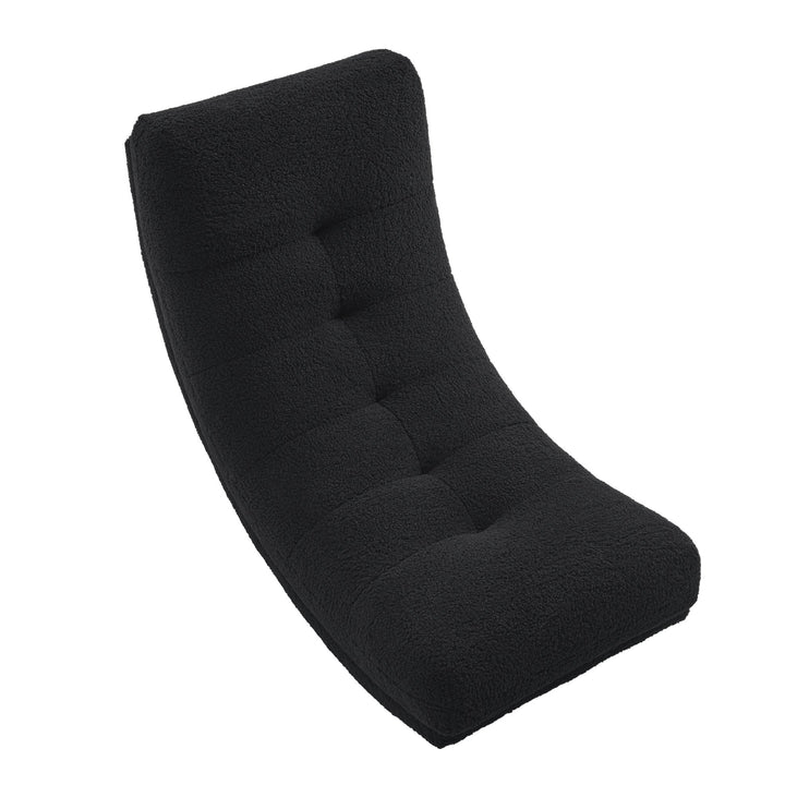 Kaniya Chair - Sherpa Upholstery, Tufted, Gentle Rocking Design, Ergonomic shape and padded seat Image 6