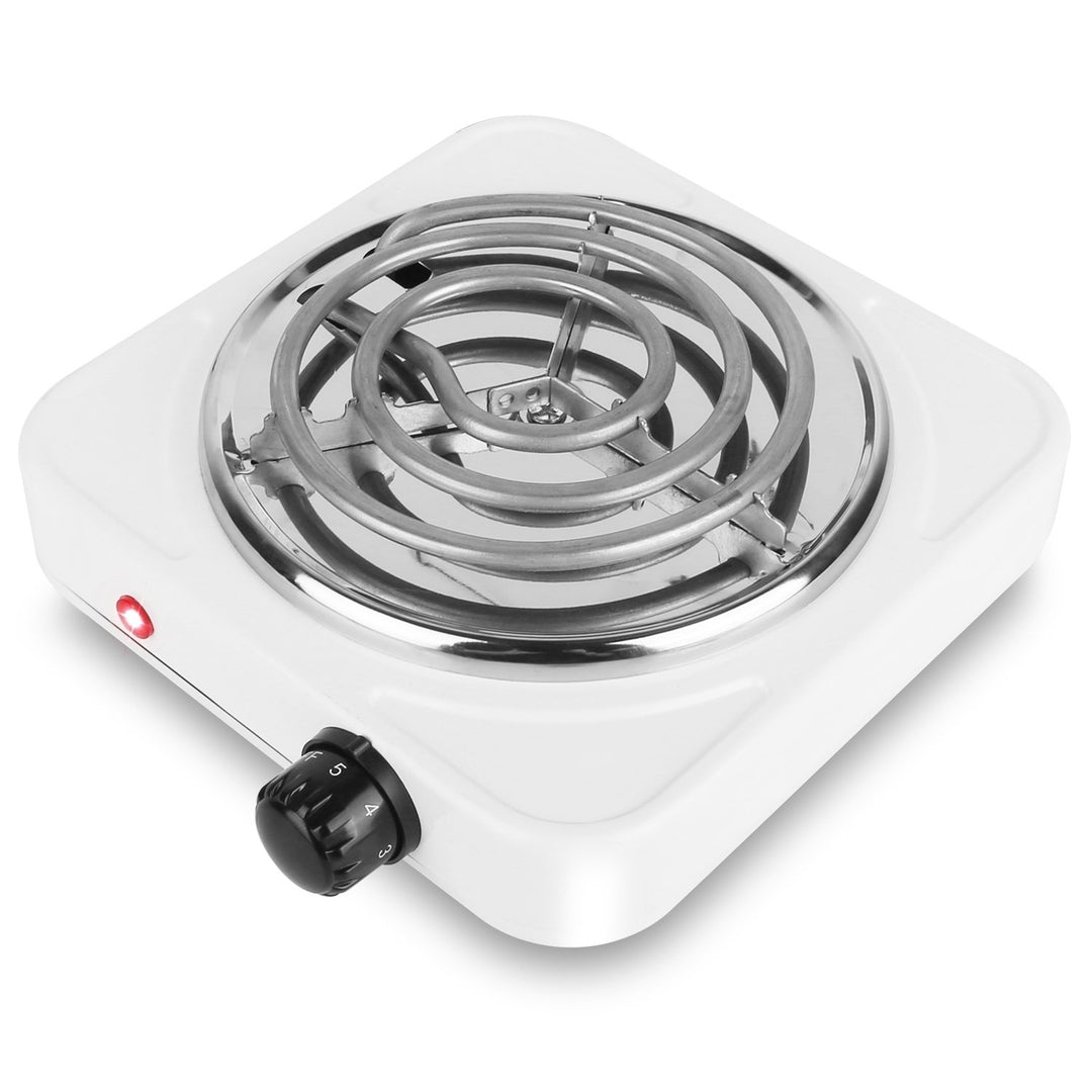 1000W Electric Portable Coil Hot Plate Stove Black with 5 Temperature Settings Image 8