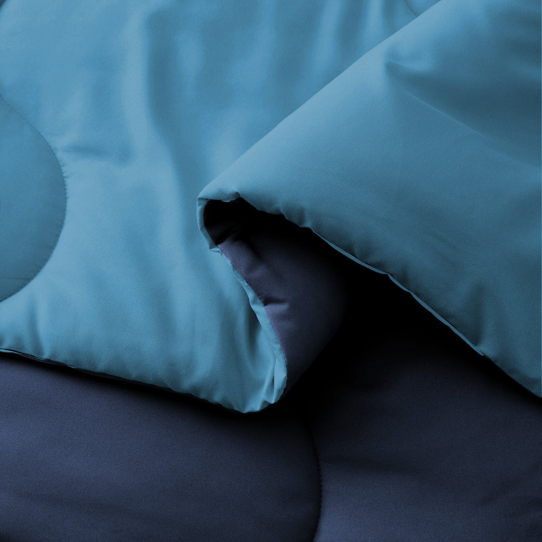 Lightweight Soft Quilted Down Alternative Comforter Reversible Duvet Insert with Corner Tabs Image 6