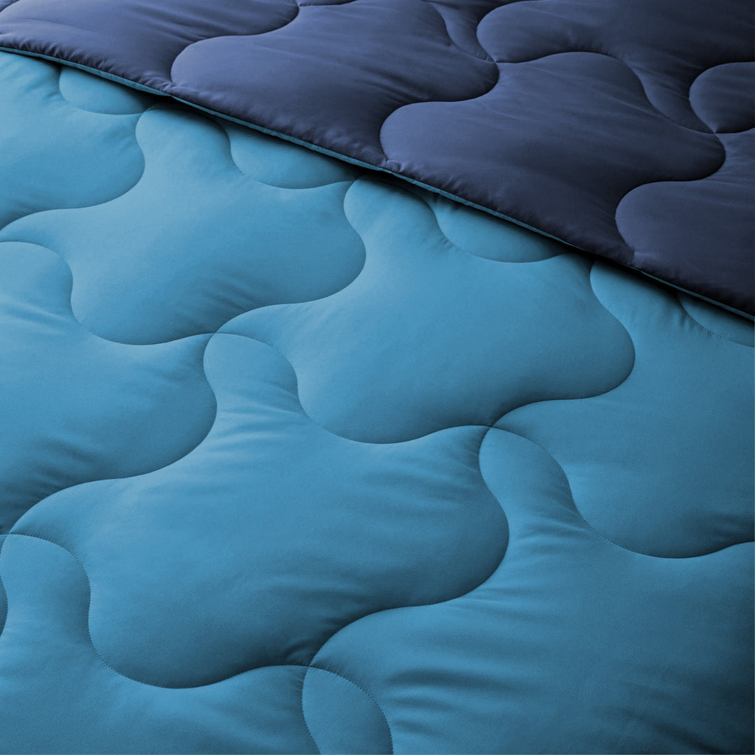 Lightweight Soft Quilted Down Alternative Comforter Reversible Duvet Insert with Corner Tabs Image 8